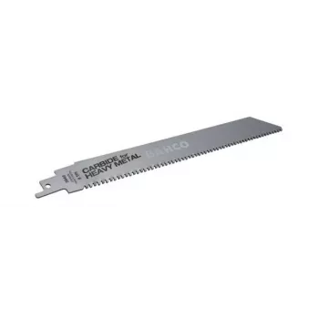 Bahco 7405021 szablyafűrész lap keményfém fogakkal nehéz fémhez, 225 mm, 8 ZPI, 1 db