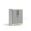 KETER Linear fa talpazatú szekrény 68x39x90cm világos bézs/világosszürke