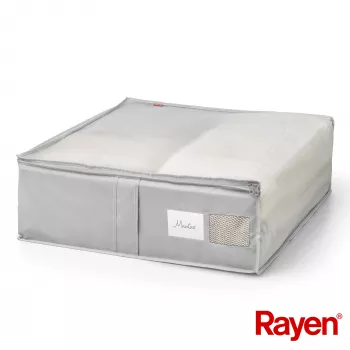 RAYEN Premium szürke takaródoboz 65x55x20cm