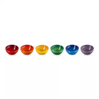 LE CREUSET 6 darabos kőcserép tálkészlet 330ml különböző színekben