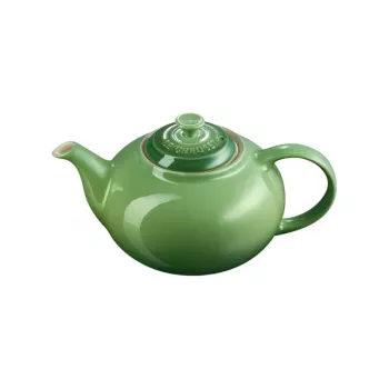 LE CREUSET kőcserép teáskanna 1,3L zöld