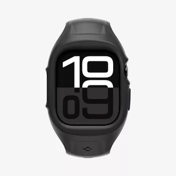 Spigen Liquid Air Pro szíjjal ellátott tok Apple Watch Ultra 49 mm készülékhez (fekete)