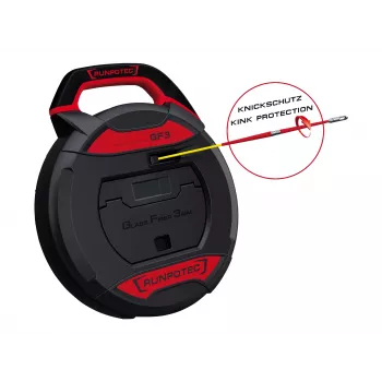Runpotec GF3 kábelbehúzó szerszám 3 mm MZ nélkül - 30 m 10197 (10197)