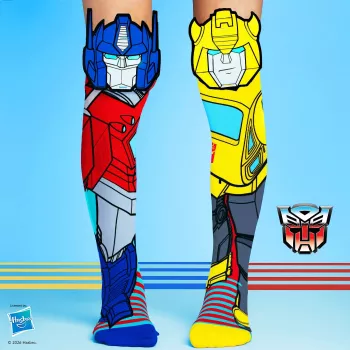 MADMIA gyerek térdzokni Transformers Optimus Bumblebee 3D / Mm247