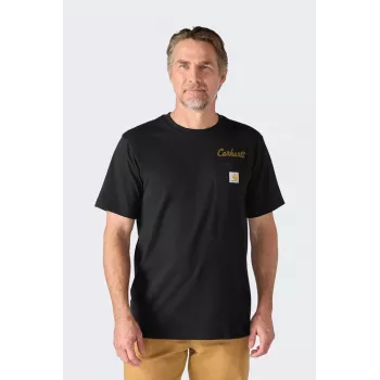 Carhartt Irvine Hard Work póló fekete