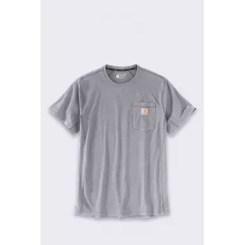 Carhartt Force Mid Pocket póló heather grey