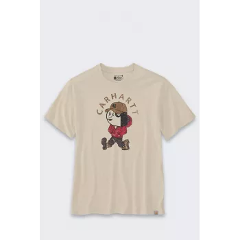 Carhartt Light Jac grafikus póló oat milk