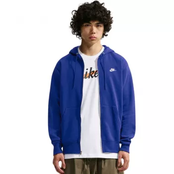 Férfi Nike Club BB FZ kapucnis pulóver kék FN3861 455 S