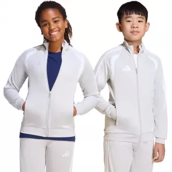 Gyerek pulóver adidas Tiro 26 League Training világosszürke JY7198 140cm