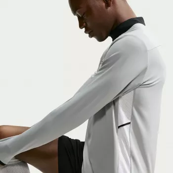 Nike Dri-Fit Academy 25 Drill Top férfi edzőpóló szürke FZ9767 012 S