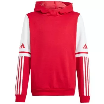 Gyerek kapucnis pulóver adidas Squadra 25 Sweat Hoody piros JD4805 128cm