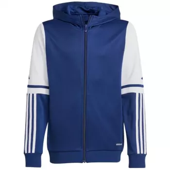 Gyerek kapucnis pulóver adidas Squadra 25 Hoody tengerészkék-fehér JD4800 140cm