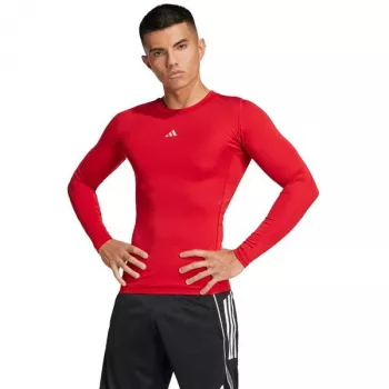 adidas Techfit Long Sleeve Tee férfi póló piros JP2926 2XL