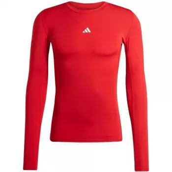 adidas Techfit Long Sleeve Tee férfi póló piros JP2926 2XL