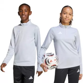 adidas Entrada 26 Training Top children's sweatshirt light grey JZ6637 116cm