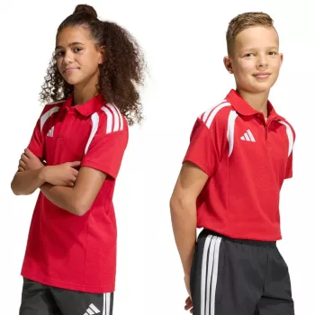 adidas Tiro 26 League póló gyerekeknek piros KF3408 152cm