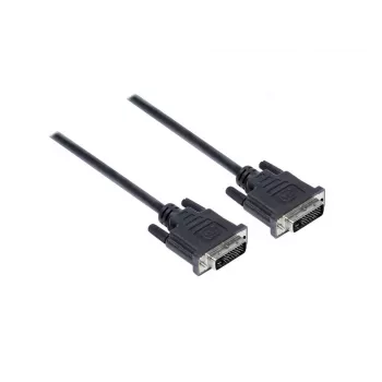 EXSYS DVI-D Dual Link kábel 24+1 pin dugó–dugó 5 m fekete EX-K6310-5