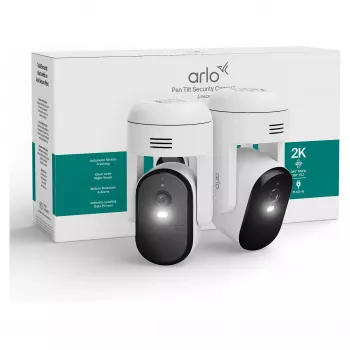 Arlo Essential 3 2K PTZ térfigyelő kamera (2 darabos csomag, fehér)
