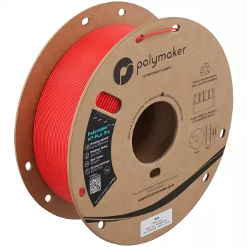 Polymaker HT-PLA-PRO 3D nyomtató filament, piros, 1kg PA20004