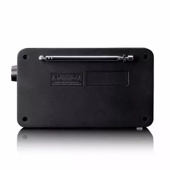 Lenco PDR-033BK hordozható DAB+/FM rádió Bluetooth-szal és újratölthető akkumulátorral - fekete