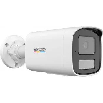Hikvision DS-2CD1T47G3-LIU(4mm) 4MP ColorVu Lite IP-bulletkamera fehér fénnyel, beépített mikrofonnal, IP67, PoE