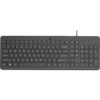HP 150 vezetékes billentyűzet török Q USB fekete 664R5AA#AB8