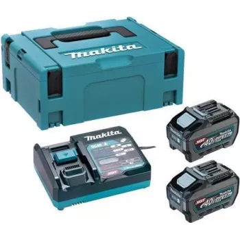 Makita PSKGRT2J XGT 40V max Power Source Kit 2x 5,0Ah akkumulátorral és gyorstöltővel