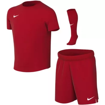 Nike Dri-FIT Park VIII labdarúgó-készlet gyerekeknek, University Red/fehér, S méret
