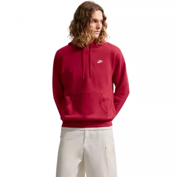 Nike Club Fleece férfi kapucnis pulóver University Red 2XL