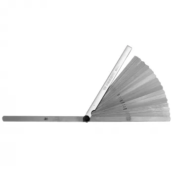 Facom 804.L metrikus réstávmérő készlet, 19 lap, 0,04-1,00 mm, 150 mm hosszú, kerek