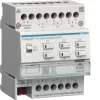 HAGER TYMS646R fűtésszelep-aktor 6 csatornás KNX Secure vezérlővel