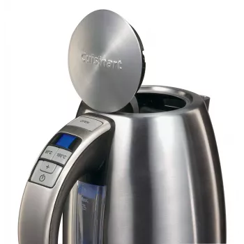 Cuisinart CPK17E-B elektromos vízforraló, 1,7 L, 1500 W, rozsdamentes acél, 6 hőmérséklet-beállítás