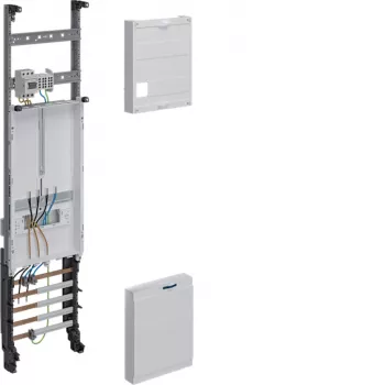 Hager ZH32P7KT komplett mérőtábla 1050x250mm 3 fázisú 1 mérőhely 10mm² leválasztó funkcióval