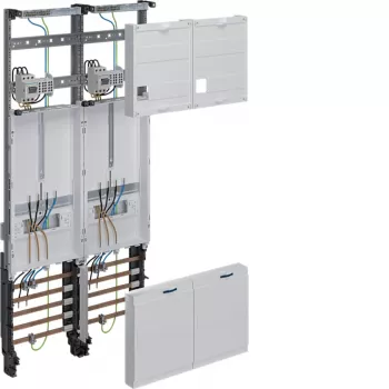 Hager ZK33Q3NT universZ komplett mező 1050x500mm 3 pontos 2 mérőhely 10 mm² leválasztó funkcióval