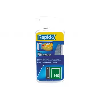 RAPID TOOLS Rapid 140 típus lapos huzalú kapcsok, 14 mm szárhossz, horganyzott acél, 1250 db, kártyán 40109576