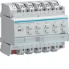Hager TYAS610D KNX kapcsoló/redőny aktuátor 10/5 csatornás 16A C-terhelés Secure