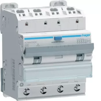 Hager ADM420QC RCBO 4P 6kA B20A 30mA A-típus QuickConnect