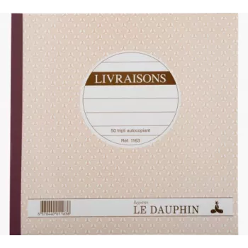 Le Dauphin Manifold Livraisons, 210 x 210 mm, tripli (1163D) - 1 darab (1163D)