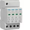 Hager SPB420 Type 2 túlfeszültség-levezető 3P+N 275V AC 40kA DIN-sín