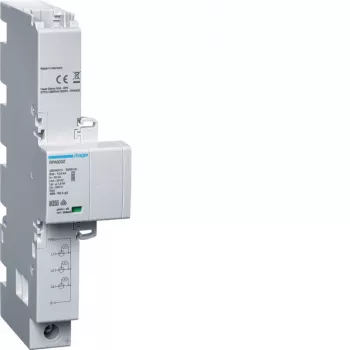 Hager SPA800Z Kombi túlfeszültség-levezető Type 1+2+3, 3 pólusú, 12,5kA Iimp, TNC, 230/400V AC