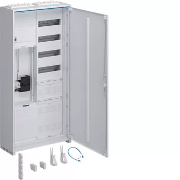 Hager komplett mérőszekrény ZB325C15LS 1 mérőhely 5 elosztósor APZ-mező 1100mm közlekedési fehér