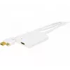 EXERTIS CONNECT Mini DisplayPort 1.1 - HDMI konverter USB-audióval, DP dugó + USB dugó HDMI aljzatra, fekete 127406