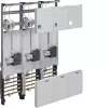 HAGER komplett mérőszekrény 3-pont Universal Hessen 1050mm 3 mező ZL34C4N