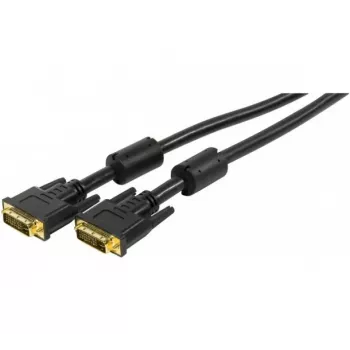 EXERTIS CONNECT DVI-I Dual-Link monitorkábel, 24+5 pines dugó-dugó, 3,0 m, fekete EXC127671
