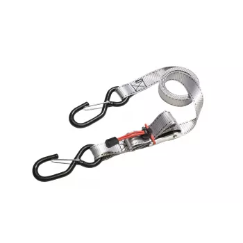 Master Lock racsnis rögzítőhevederek S-horoggal, 1,8 m x 25 mm, 4 darabos csomag (3062EURDAT)