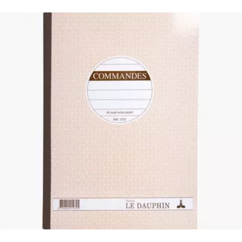 LE DAUPHIN Manifold Commandes A4 megrendelőlapok átírással, 2 részes, önátíró, 297 x 210 mm, 50 szett blokkonként 1272D