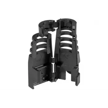 EXERTIS CONNECT RJ45 törésvédő hüvely, 10 darabos csomag, fekete 253012