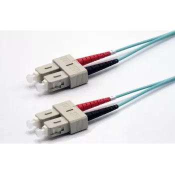Ekivalan OM3 duplex optikai patchkábel SC/SC 1 m aqua COZOM3DCDC2SA0010A