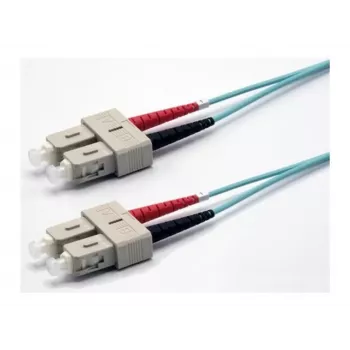 Ekivalan OM3 duplex optikai patchkábel SC/SC 3 m aqua LSZH COZOM3DCDC2SA0030A
