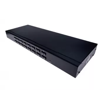 EXERTIS CONNECT 16 portos USB/PS/2 KVM switch OSD-vel és IP-távoli hozzáféréssel 66310